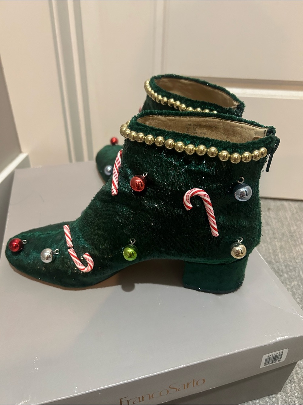 Lightly used Katy Perry Christmas Booties - Picture 4 of 8